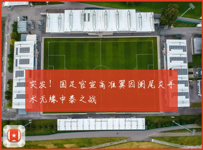 突发！国足官宣高准翼因阑尾炎手术无缘中泰之战